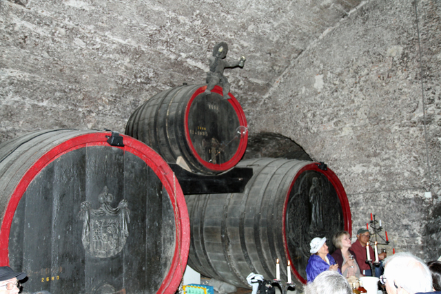 IMG_4482.jpg - Wine Casks at the Melnik Castle Winery     Czech Republic